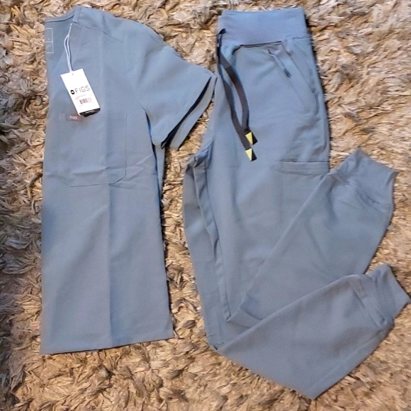 Figs Other Bnwt Figs Womens Scrub Set Limited Edition Dusty Blue